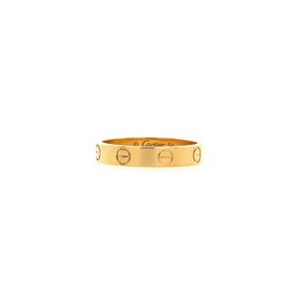 Cartier Love Wedding Band Ring 18K Yellow Gold