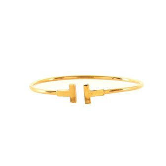 Tiffany & Co. T Wire Bracelet 18K Rose Gold