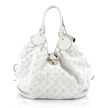 Louis Vuitton XL Hobo Mahina Leather white