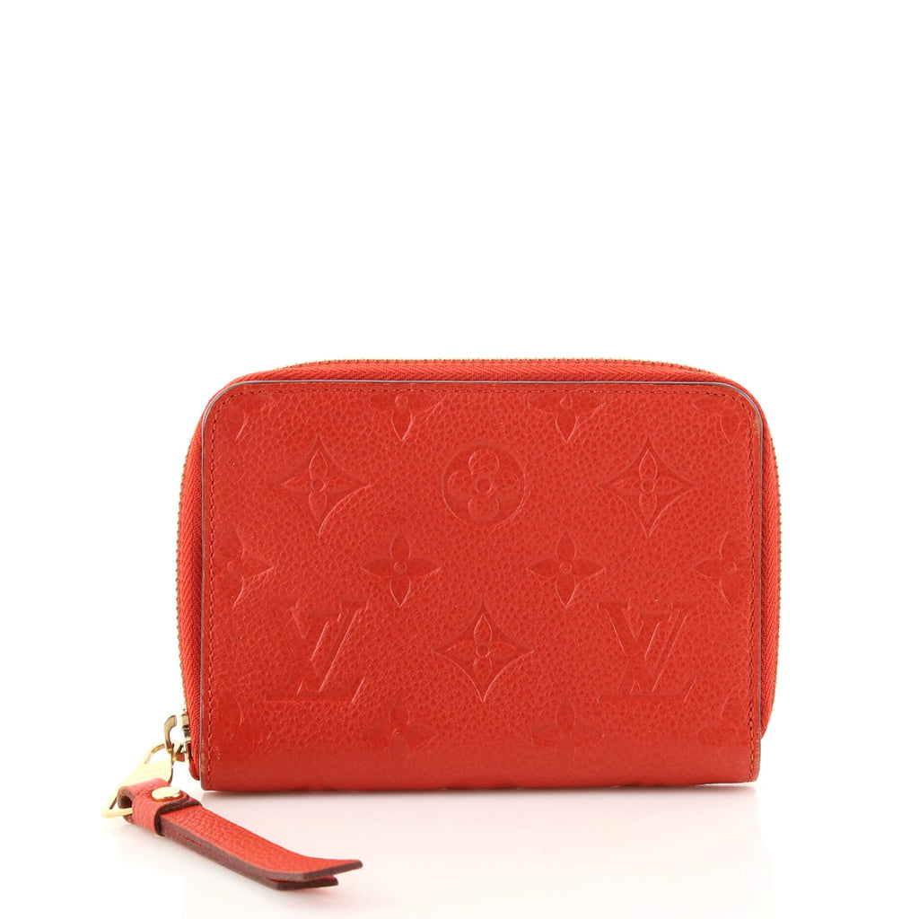 Louis Vuitton Secret Wallet Monogram Empreinte Leather Compact Orange  1561681