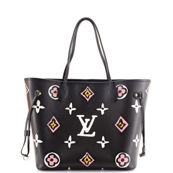 Louis Vuitton Neverfull NM Tote Wild at Heart Monogram Giant MM