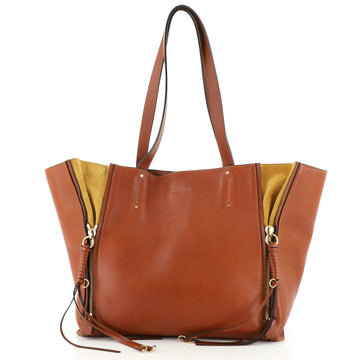 Chloe Milo Shopping Tote Leather Medium