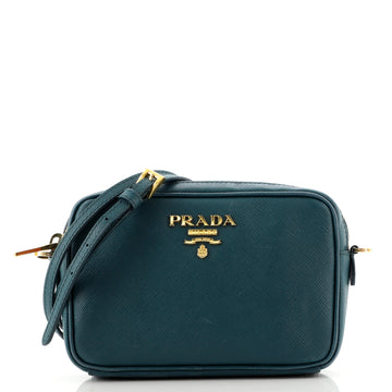 Prada Zip Crossbody Bag Saffiano Leather Mini