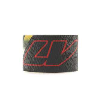 Louis Vuitton Slap Bracelet Limited Edition Race Print Canvas