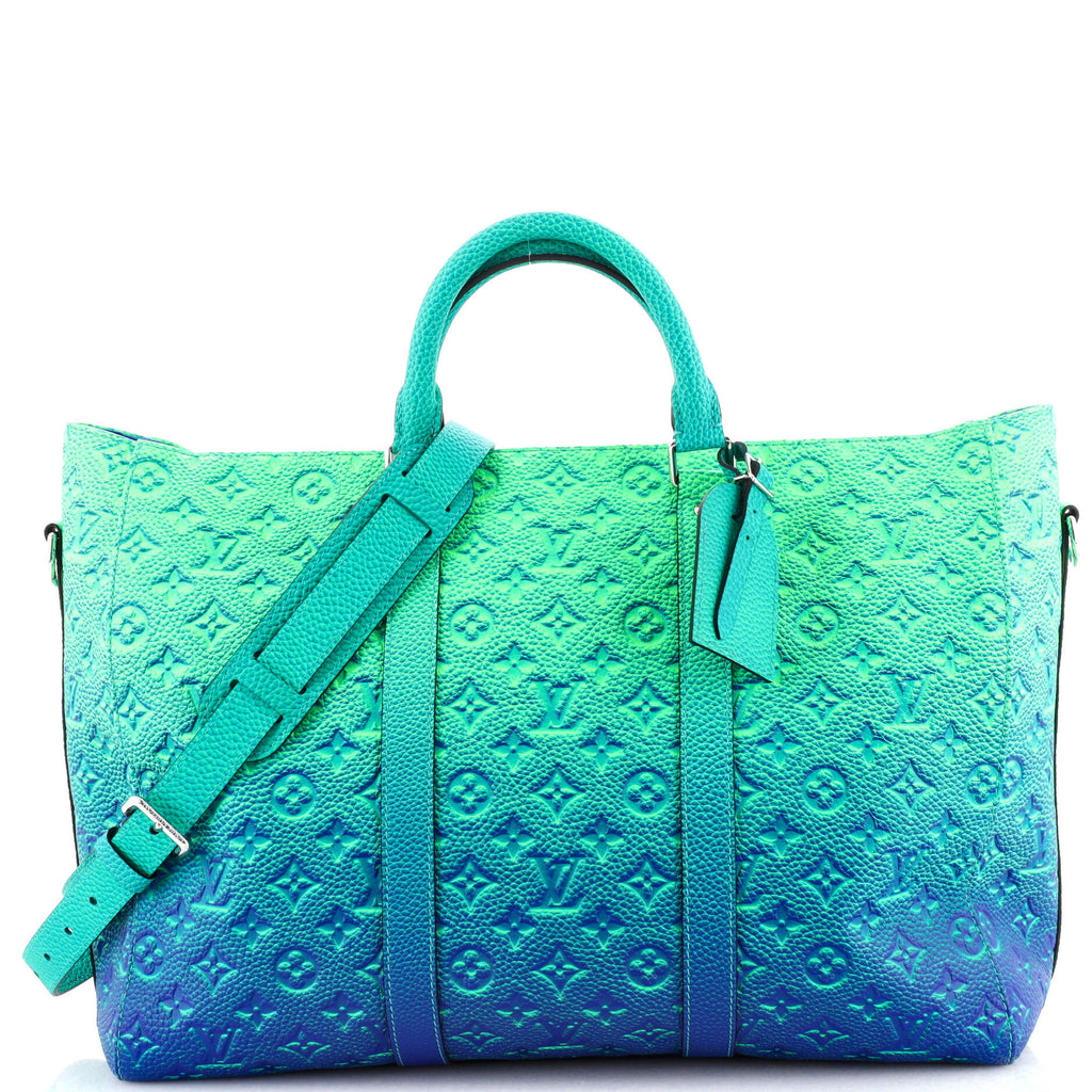 Louis Vuitton Keepall Tote Limited Edition Illusion Monogram Taurillon  Leather Multicolor 156356127