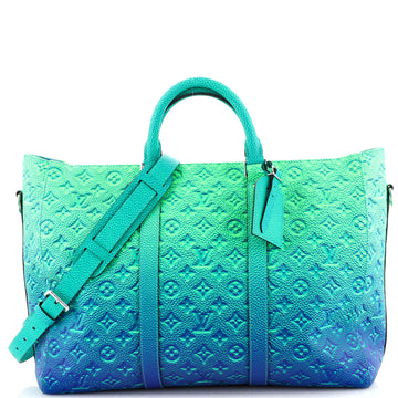 Louis Vuitton Keepall Tote Limited Edition Illusion Monogram Taurillon Leather