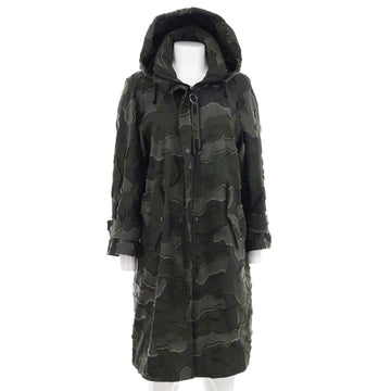 Christian Dior Women's Camouflage Windbreaker Jacket Polyester and Cotton Blend