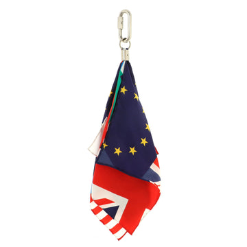 Louis Vuitton Silk Flags Bag Charm Silk and Metal