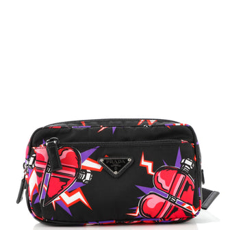 Prada Frankenstein Belt Bag Printed Tessuto
