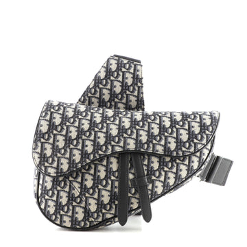 Christian Dior Saddle Crossbody Bag Oblique Canvas