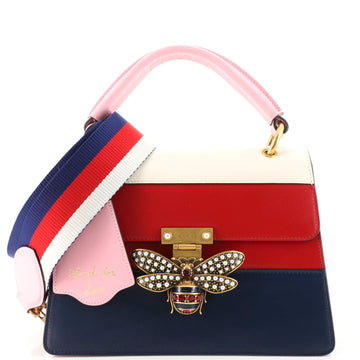 Gucci Queen Margaret Top Handle Bag Colorblock Leather Small