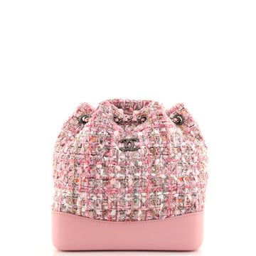 Chanel Gabrielle Backpack Quilted Tweed Small