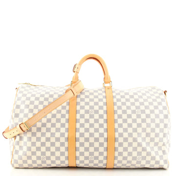 Louis Vuitton Keepall Bandouliere Bag Damier 55