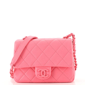Chanel Incognito Square Flap Bag Quilted Caviar Mini