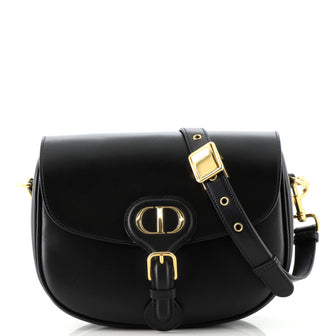 Christian Dior Bobby Flap Bag Leather Medium