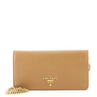 Prada Wallet on Chain Saffiano Leather