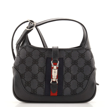 Balenciaga x Gucci The Hacker Project Jackie 1961 Hobo BB Canvas Mini