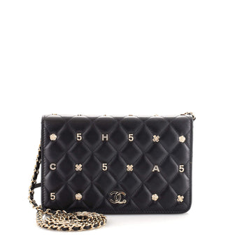 Chanel Symbolic Wallet On Chain Quilted Lambskin