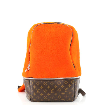 Louis Vuitton Marc Newson Backpack Shearling and Monogram Canvas