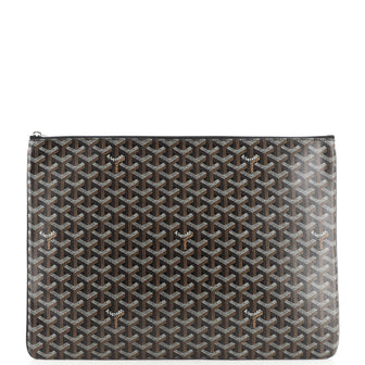 Goyard Senat Zip Pouch Coated Canvas GM