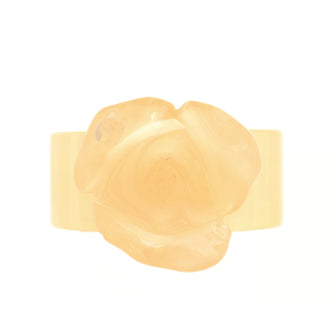 Chanel CC Camellia Cuff Bracelet Resin