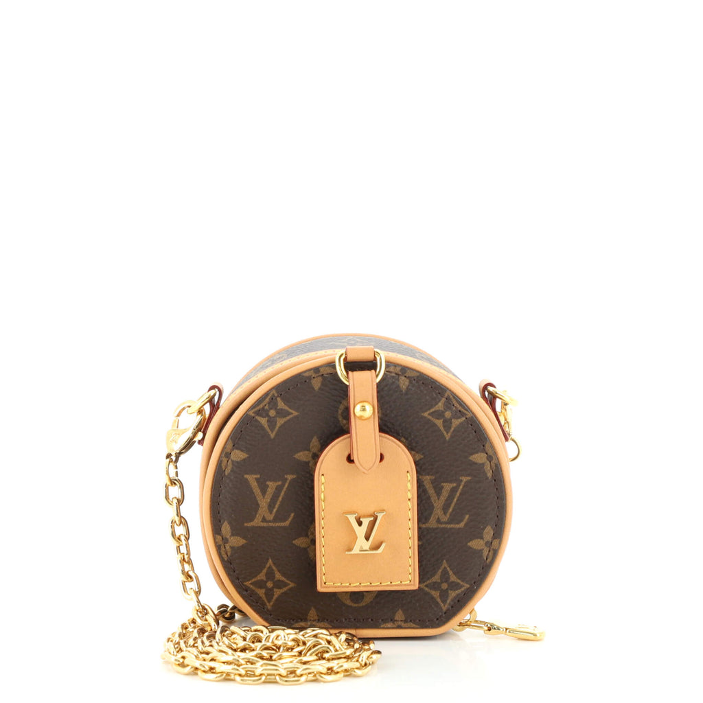 Louis Vuitton Mini Boite Chapeau Bag Monogram Canvas Brown 15635671