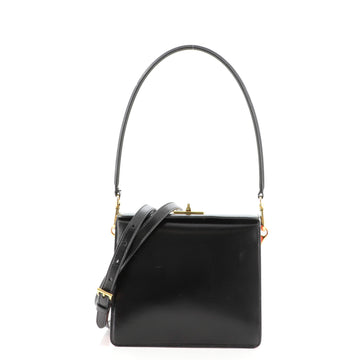 Prada Turnlock Convertible Shoulder Bag City Calf Small