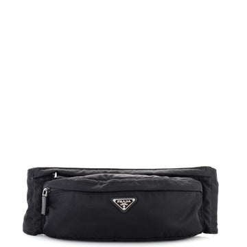 Prada Zip Waist Bag Tessuto Medium
