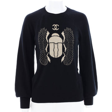 Chanel Women's Paris-New York Scarab Sweater Cashmere