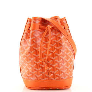 Goyard Petit Flot Bucket Bag Coated Canvas PM
