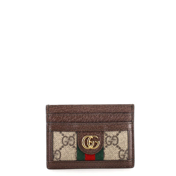 Gucci Ophidia Card Holder GG Coated Canvas