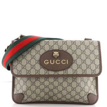 Gucci Neo Vintage Flap Messenger GG Coated Canvas Medium