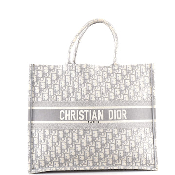 Christian Dior Book Tote Oblique Canvas Large