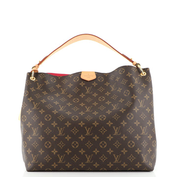 Louis Vuitton Graceful Handbag Monogram Canvas MM