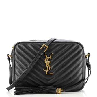 Saint Laurent Lou Camera Bag Matelasse Chevron Leather Small