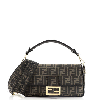 Fendi Baguette NM Bag Zucca Canvas Medium