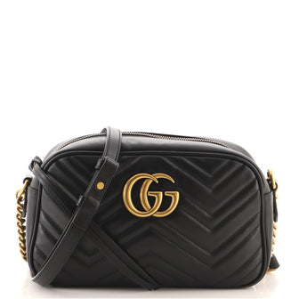 Gucci GG Marmont Shoulder Bag Matelasse Leather Small