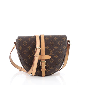 Louis Vuitton Chantilly Handbag Monogram Canvas GM brown