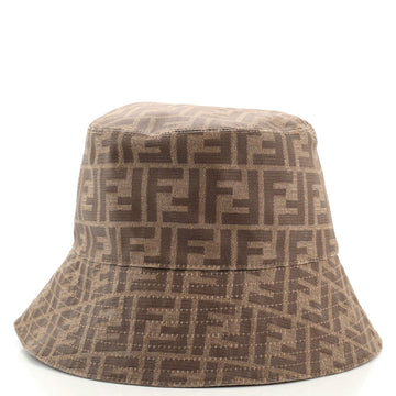 Fendi Reversible Bucket Hat Zucca Canvas and Cotton