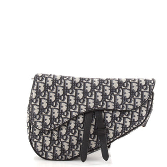 Christian Dior Saddle Crossbody Bag Oblique Canvas