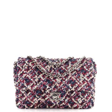 Chanel CC Chain Flap Bag Multicolor Sequins Mini