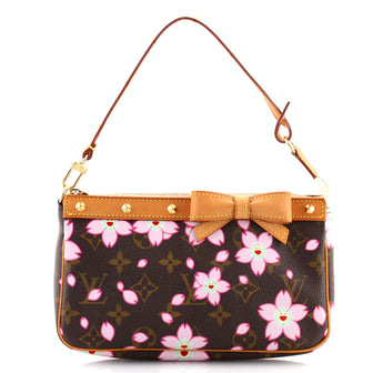 Louis Vuitton Pochette Accessoires Limited Edition Cherry Blossom Monogram