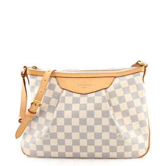 Louis Vuitton Siracusa Handbag Damier PM