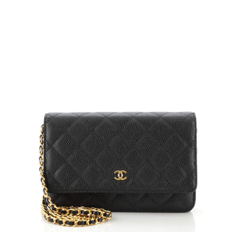 Chanel Wallet on Chain Quilted Caviar