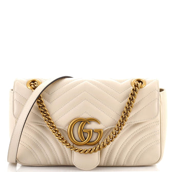 Gucci GG Marmont Flap Bag Matelasse Leather Small