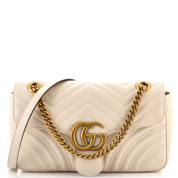 Gucci GG Marmont Flap Bag Matelasse Leather Small