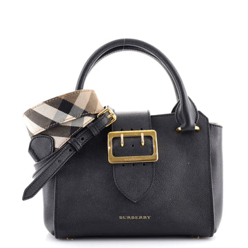 Burberry Buckle Tote Leather Small
