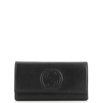 Gucci Soho Continental Wallet Leather