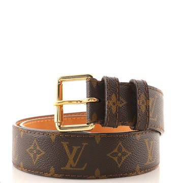 Louis Vuitton Ceinture Belt Monogram Canvas Wide