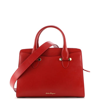 Salvatore Ferragamo Today Satchel Leather Small